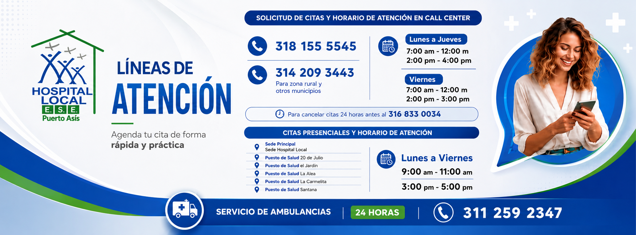 LÍNEAS DE ATENCIO BANNER